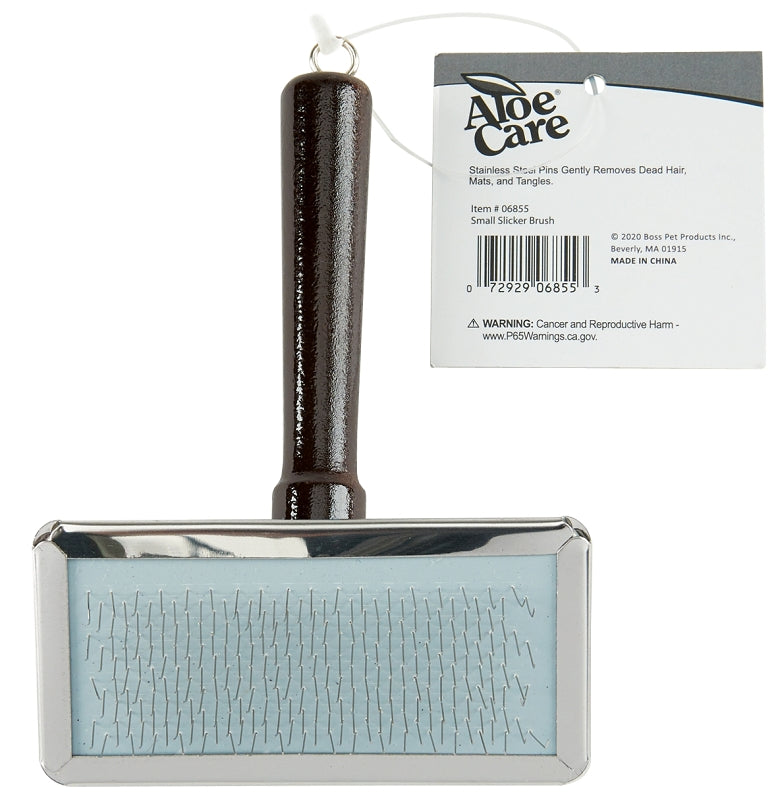 Aloe Care 06855 Slicker Brush, Stainless Steel