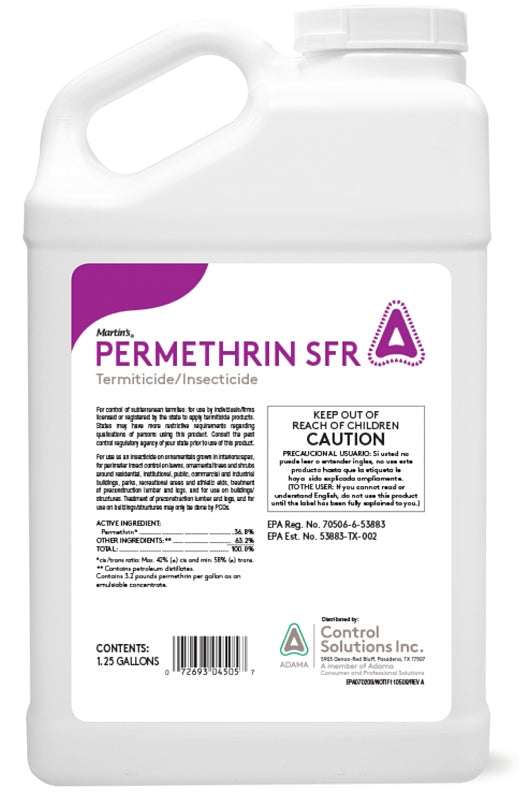 Martin's 82004506 Termiticide/Insecticide, Liquid, 1.25 gal Can