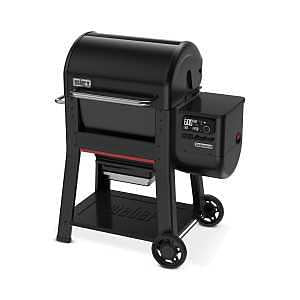 Weber SEARWOOD 1500120 Pellet Grill, 648 sq-in Primary Cooking Surface, Side Shelf Included: Yes, Black