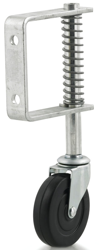 Dh Casters C-GSL3 Gate Caster, 3 in Dia Wheel, 13/16 in W Wheel, Hard Rubber Wheel, 40 lb