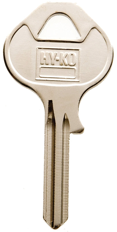 Hy-Ko 11010M17 Key Blank, Brass, Nickel, For: Master Vehicle Locks