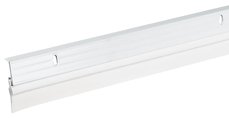 Frost King W59/36H Door Sweep, 36 in L, 1-5/8 in W, Aluminum Flange, Vinyl Insert