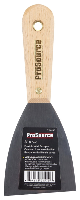 ProSource Wall Scraper, 3 in W Blade, HCS Flexible Blade