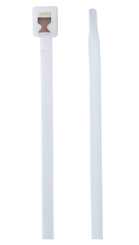 GB 45-308SC Cable Tie, Double-Lock Locking, 6/6 Nylon, Natural