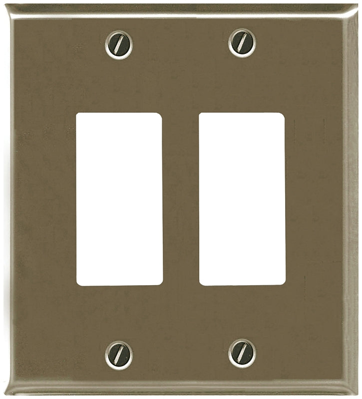 2167RRBN NICKEL WALLPLATE 2 GA