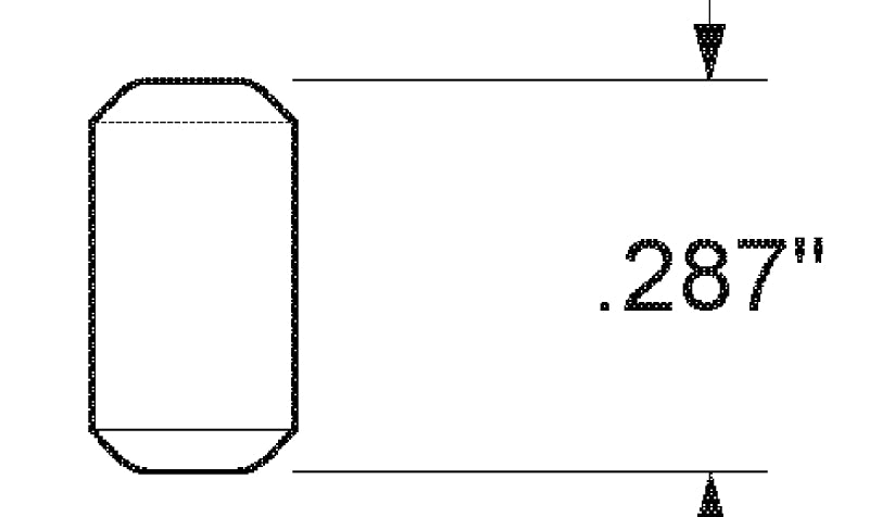 Kwikset 83107-001 Tumbler Lock Bottom Pin, Zinc, Gold, Specifications: #6 Size