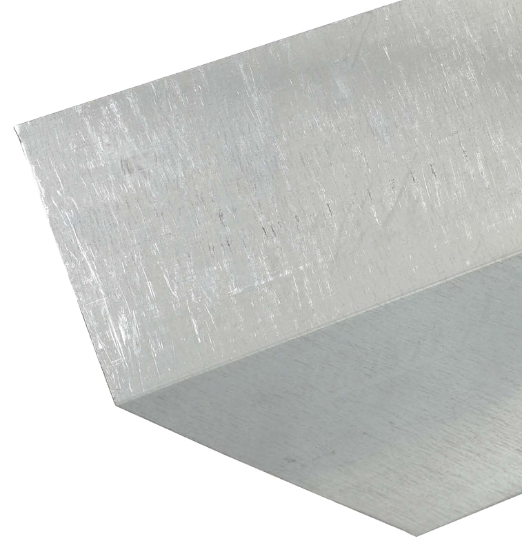 Amerimax AF3040505D5-U Angle Flashing, 10 ft L, 4 in W, 30 ga Gauge, Galvanized