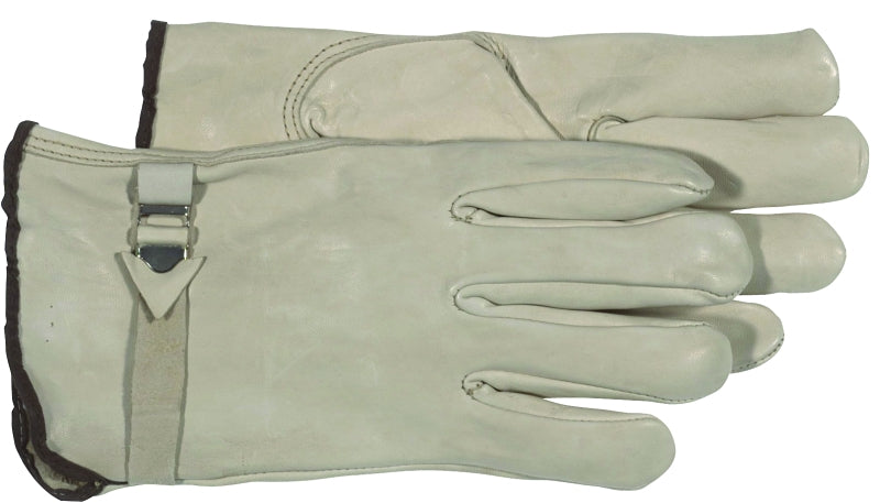 Boss 4070S Gloves, S, Keystone Thumb, Open Cuff, Cowhide Leather, Tan