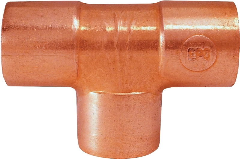 EPC 111 Series 32768 Pipe Tee, 3/4 in, Sweat, Copper