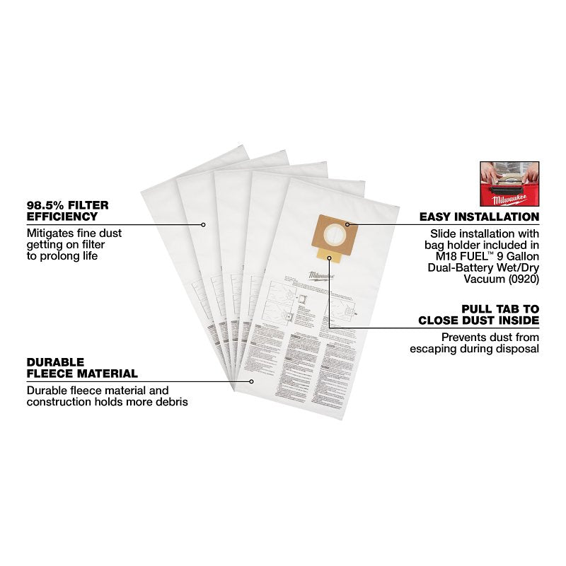 49-90-1989 BAG DUST FLEECE 9GA