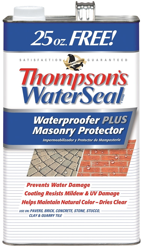 Thompson's WaterSeal TH.023111-03 Masonry Protector, Clear, 1.2 gal