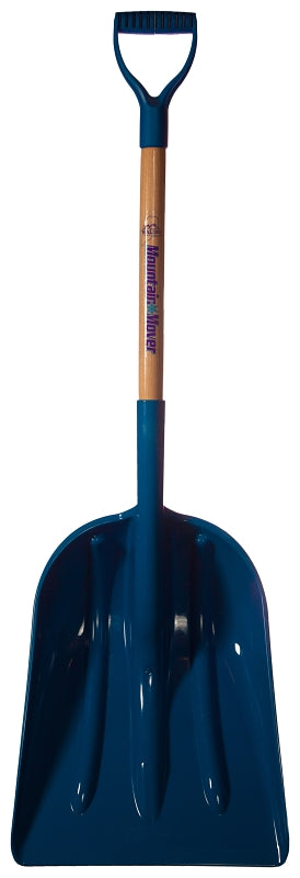 Mount Waldo Plastics 12GSWB Scoop Shovel, 12 in W Blade, Ash Handle