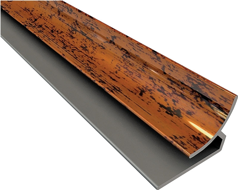 Fasade 92818 Inside Corner Trim, 18 in L, Thermoplastic, Moonstone Copper