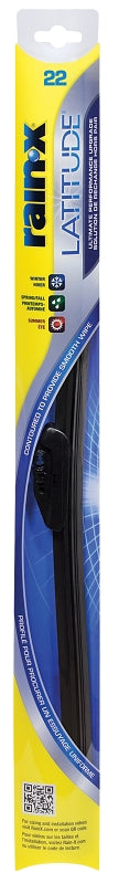 Rain-X 99822 Wiper Blade, 22 in L Blade, Rubber
