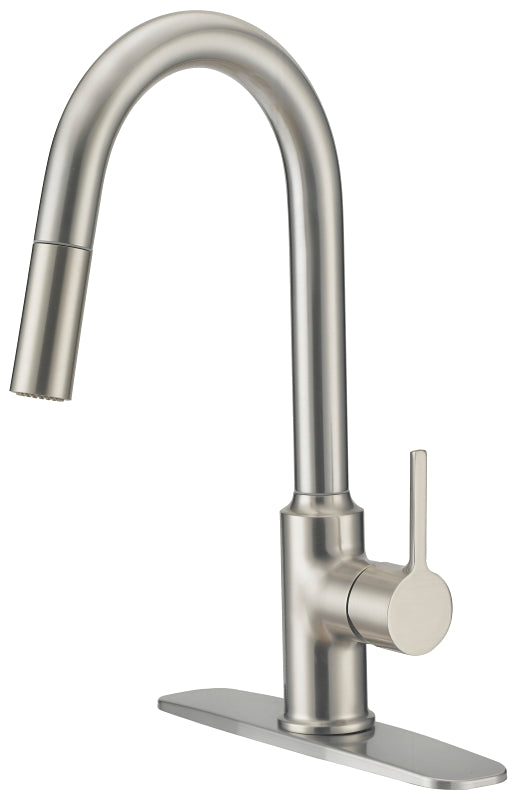 FAUCET KTN PULL-DN CONTMPRY BN