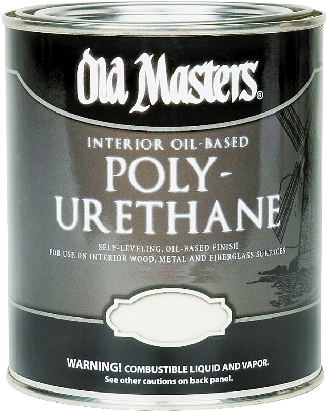 Old Masters 49416 Polyurethane, Gloss, Liquid, Clear, 0.5 pt, Can
