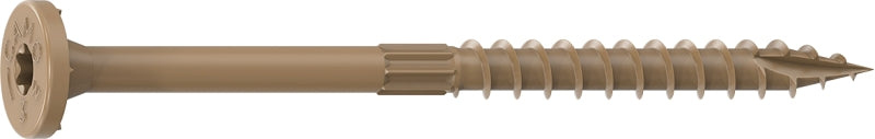 Camo 0355174 Framing Screw, 0.16 in Thread, 3 in L, Flat Head, Star Drive, Slash Point, PROTECH Ultra 4 Coated, 150