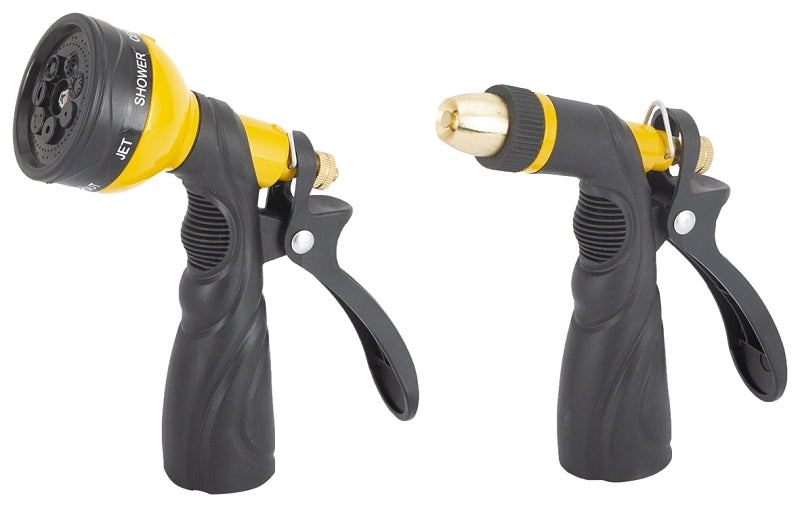 Landscapers Select 8910/8909 Spray Nozzle Set 2, Female, Zinc Alloy, Aluminium, Copper, TPR, Nylon, Black/Yellow