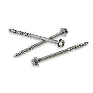 Simpson Strong-Tie Strong-Drive SD Series SD9212R100-R Connector Screw, #9 Thread, 2-1/2 in L, Serrated Thread, Steel
