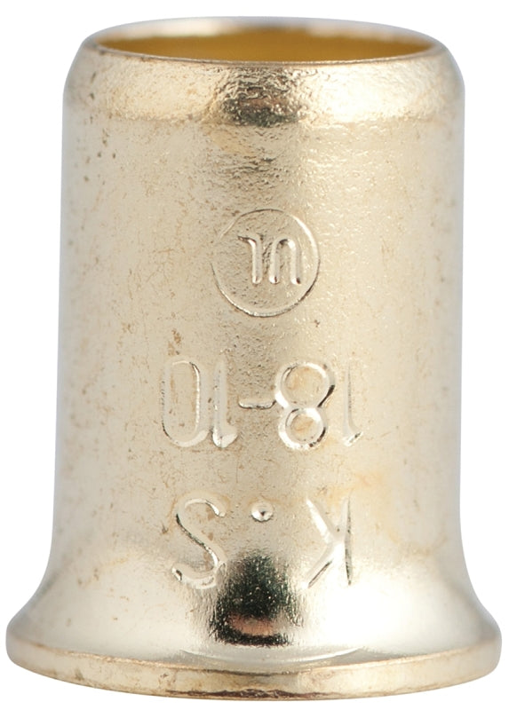 GB 10-410C Crimp Connector, 10 to 18 AWG Wire, Steel Contact, Silver