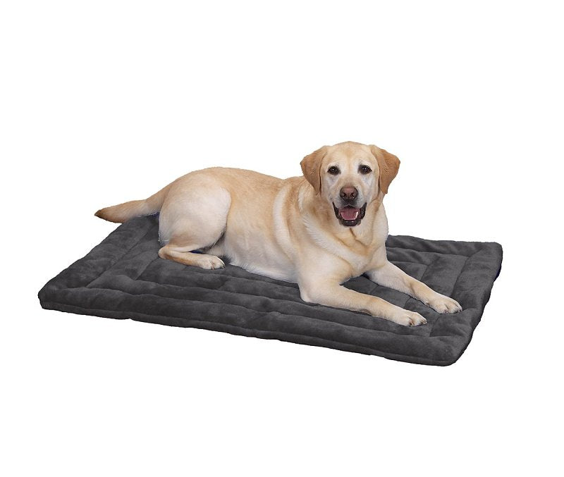 PLUSH MAT GRAY LARGE 32 X 20IN