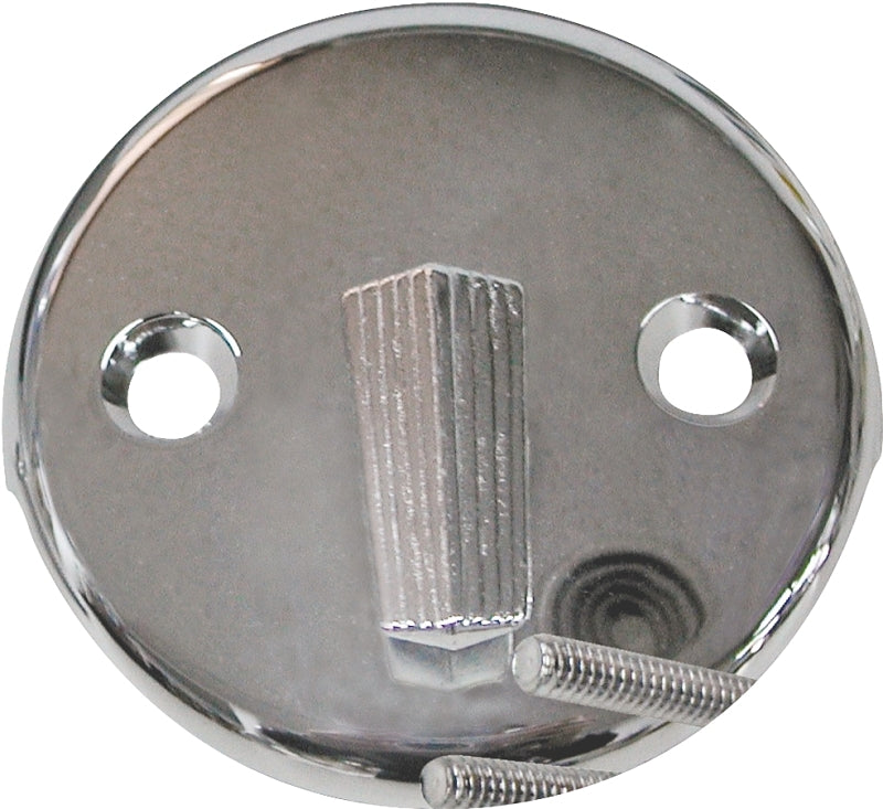 ProSource Bathtub Face Plate, Silver, Chrome, For: Bath Tub