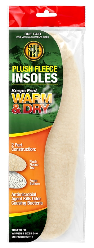 Shoe Gear 1N794-29 Insole, Plush, Unisex, Fleece/Foam