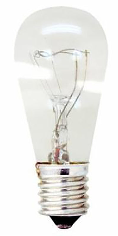 GE 15820 Indicator Bulb, 6 W, S6 Lamp, E12 Candelabra Lamp Base, 1500 hr Average Life