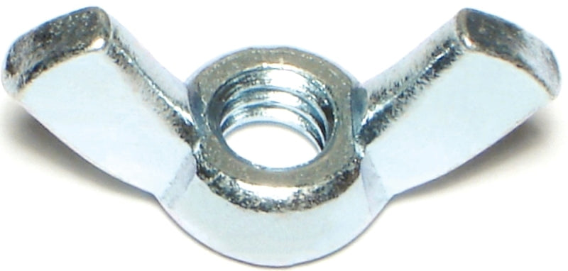 Midwest Fastener 03804 Wing Nut, Cold Forged, Coarse Thread, 1/4-20 Thread, Steel, Zinc