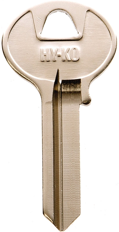 Hy-Ko 11010CO105 Key Blank, Brass, Nickel, For: Corbin Russwin Cabinet, House Locks and Padlocks