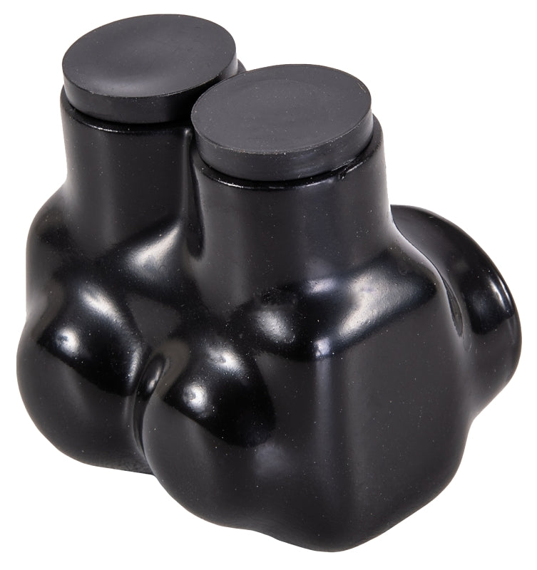 Polaris IT IT-3/0B Insulated Tap Connector, 3/0 to 6 AWG Wire, 2 -Pole, Plastisol Housing Material, Black