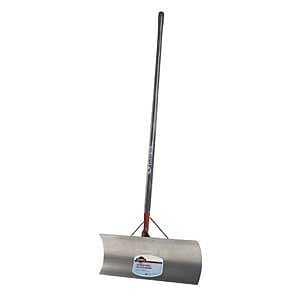 Garant NAP24L Snow Pusher, 24 in W Blade, Aluminum Blade, Hardwood Handle, Shock-Absorbing Handle, 48 in L Handle