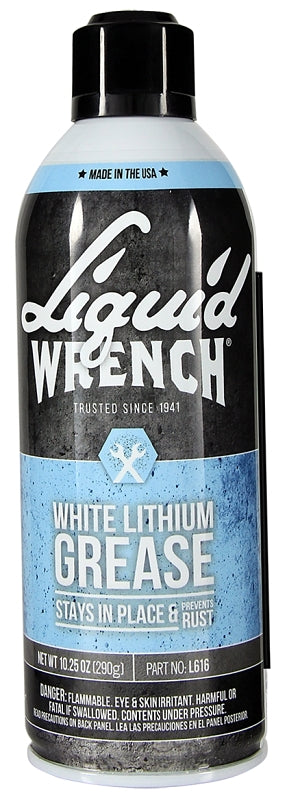 Liquid WRENCH L616 Grease, 10.25 oz Aerosol Can, Off-White