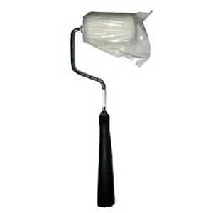 NOUR Z 4T05 CH Paint Roller Refill with Cage, 1/4 in Thick Nap, 4 in L, Nylon/Polyester Cover