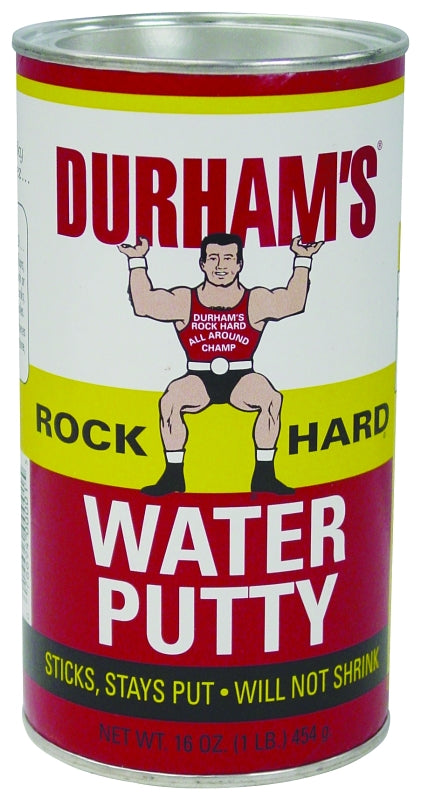 Durham's 1 Water Putty, Cream, 1 lb, Can