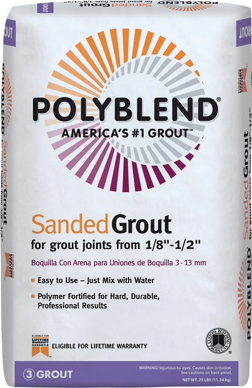 PBG6025 CHRCL TILE GROUT 25LB