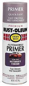 Stops Rust 2081830 Automotive Spray Primer , Light Gray, 12 oz, Can