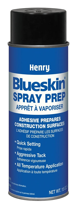 Henry Blueskin HE572110 Spray Adhesive, Mild Gasoline, Clear, 15 oz Can