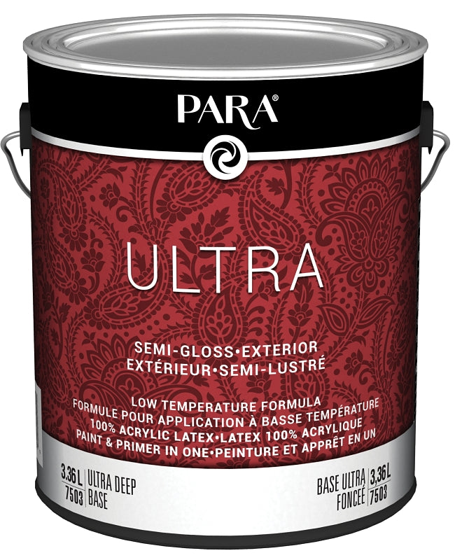 PARA Ultra 7500 PR0047503-16 Exterior Paint, Semi-Gloss, Ultra Deep Base