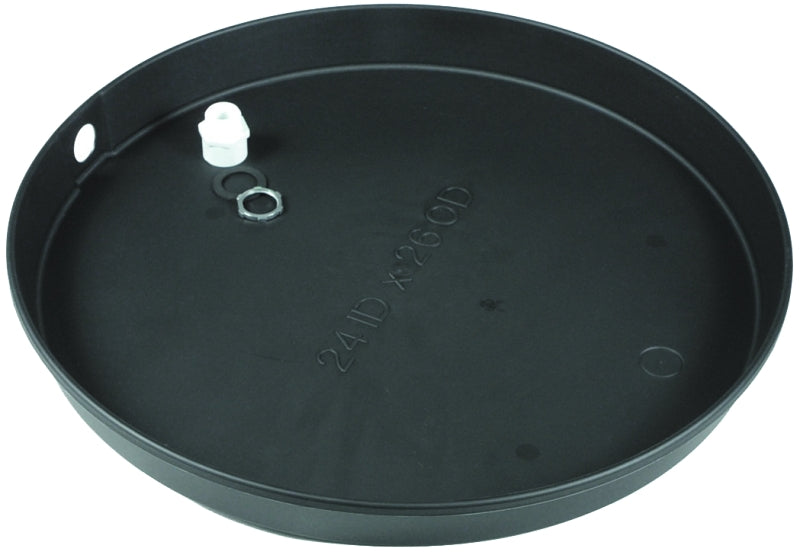 Camco 11260 Recyclable Drain Pan, Plastic, For: Electric Water Heaters