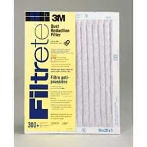 Filtrete 9853DC-NA Dust Filter, 25 in L, 20 in W, 300 MPR, For: Filtrate Whole House Air Freshener