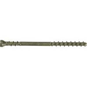 Camo 345140 Deck Screw, #7 Thread, 2-3/8 in L, Trim Head, Star Drive, Carbon Steel, ProTech-Coated