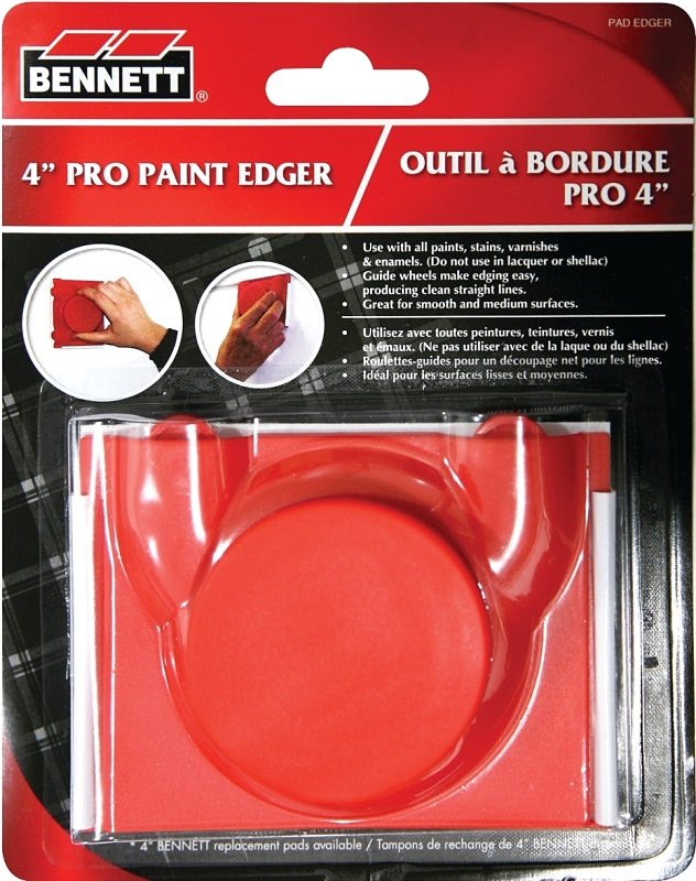 BENNETT PAD EDGER Pad Painter Edger, 4 in L Pad