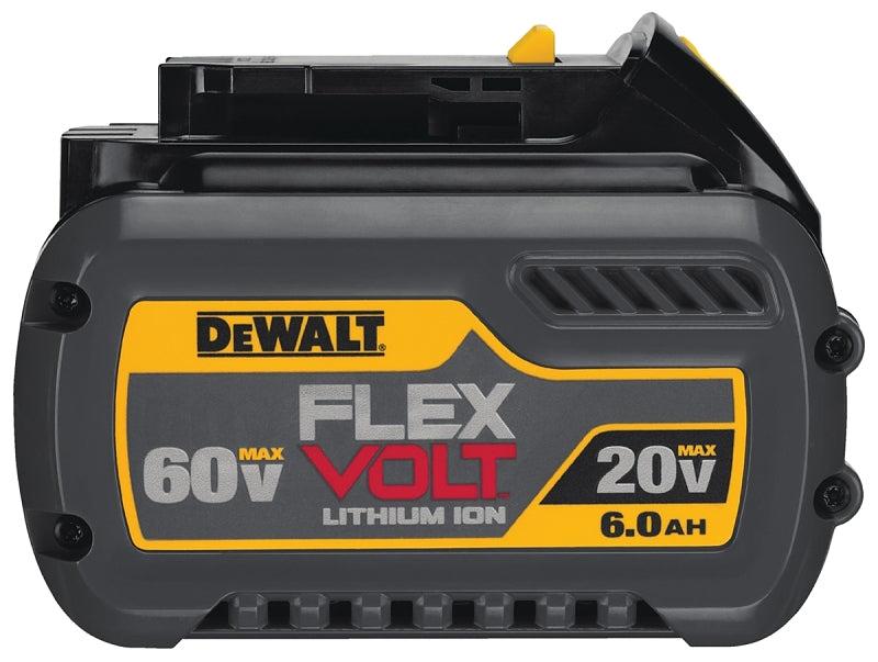DeWALT DCB606 Rechargeable Battery Pack, 20/60 V Battery, 6 Ah, 1 hr Charging