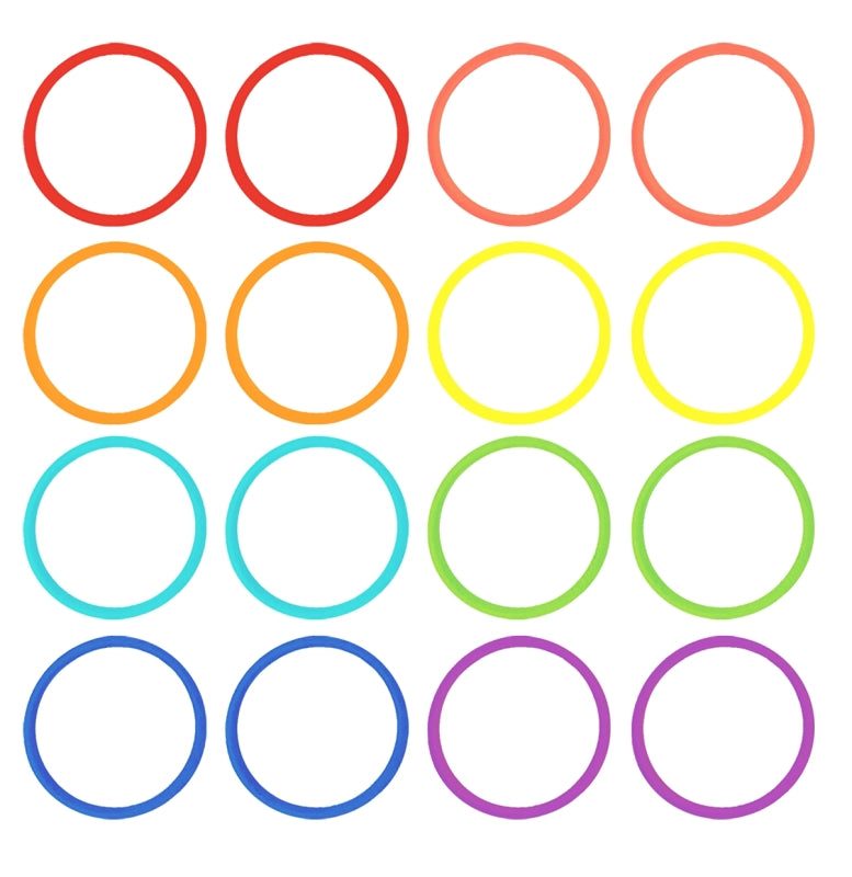 BAND SILICONE ASRTD MULTI-COLR