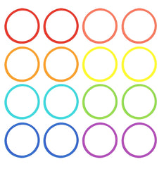 BAND SILICONE ASRTD MULTI-COLR