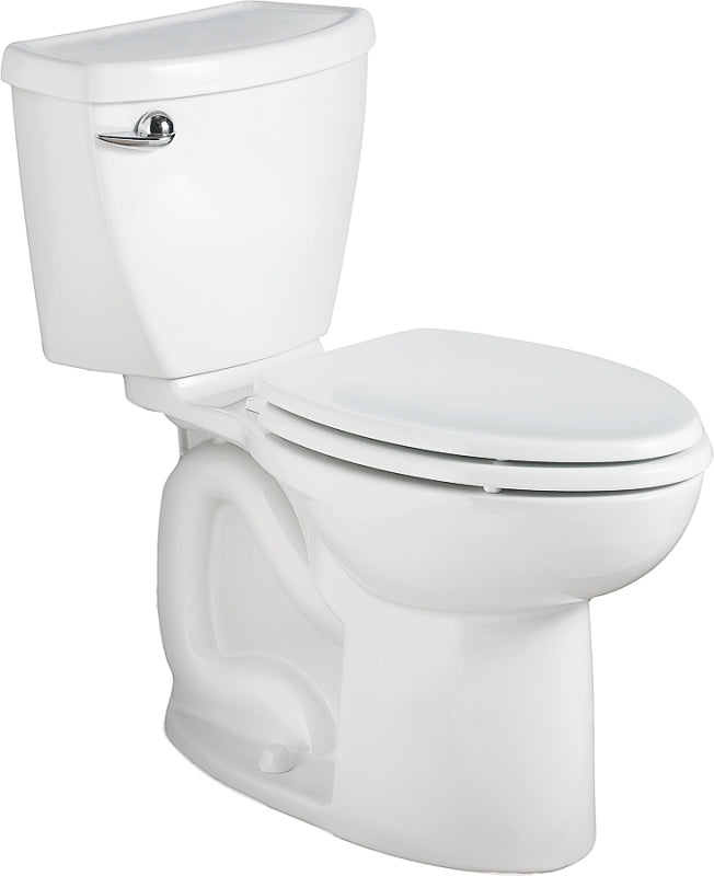 American Standard Cadet Series 788AA104.020 Two-Piece Chair Height Toilet, Elongated Bowl, 1.28 gpf Flush, White