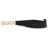 Seymour 41730 Cane Knife Cutter, 21 in OAL, 13 in Blade, Steel Blade, Resharpenable Blade, Wood Handle