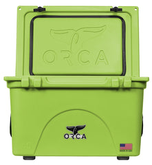Orca ORCL040 Cooler, 40 qt Cooler, Lime, 10 days Ice Retention