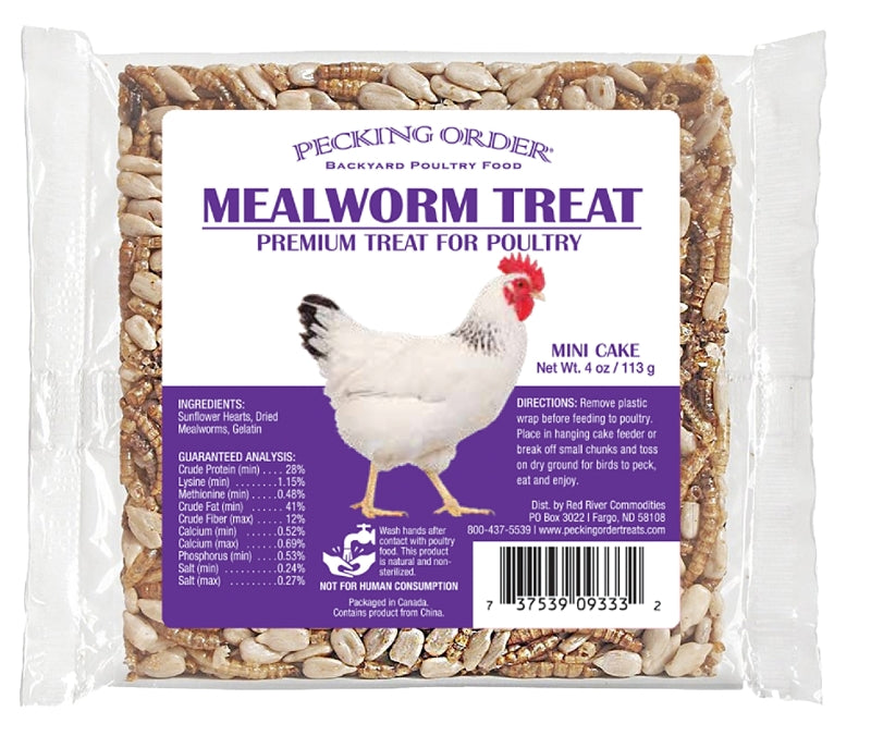 MEALWORM CAKE TREAT 4OZ